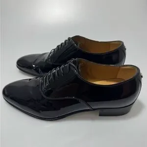 Gucci | Shoes | Gucci Worsh Gg Patent Leather Laceup Shoes  display picture 3